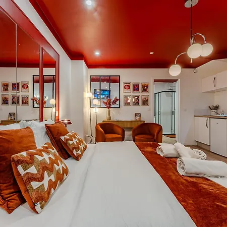 L'ecrin Rouge Escapade Romantique Et Balneo Prive דירה *