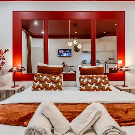 L'ecrin Rouge Escapade Romantique Et Balneo Prive Apartment *