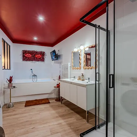 Apartman L'ecrin Rouge Escapade Romantique Et Balneo Prive *