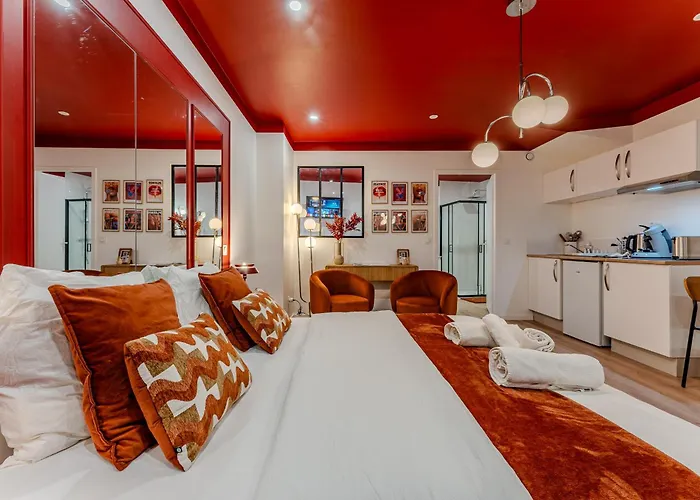 L'ecrin Rouge Escapade Romantique Et Balneo Prive Апартаменты *